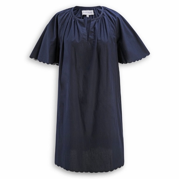 Navy Bleu “Harbor Scallop Dress” - XL - Picture 6 of 11